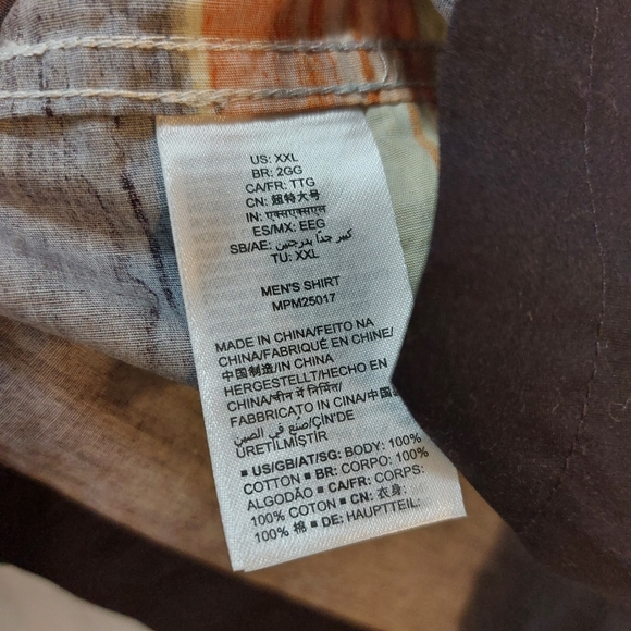 28 Palms Hawaiian Men's Button-down Short Sleeve Shirt Size XXL - Picture 5 of 7